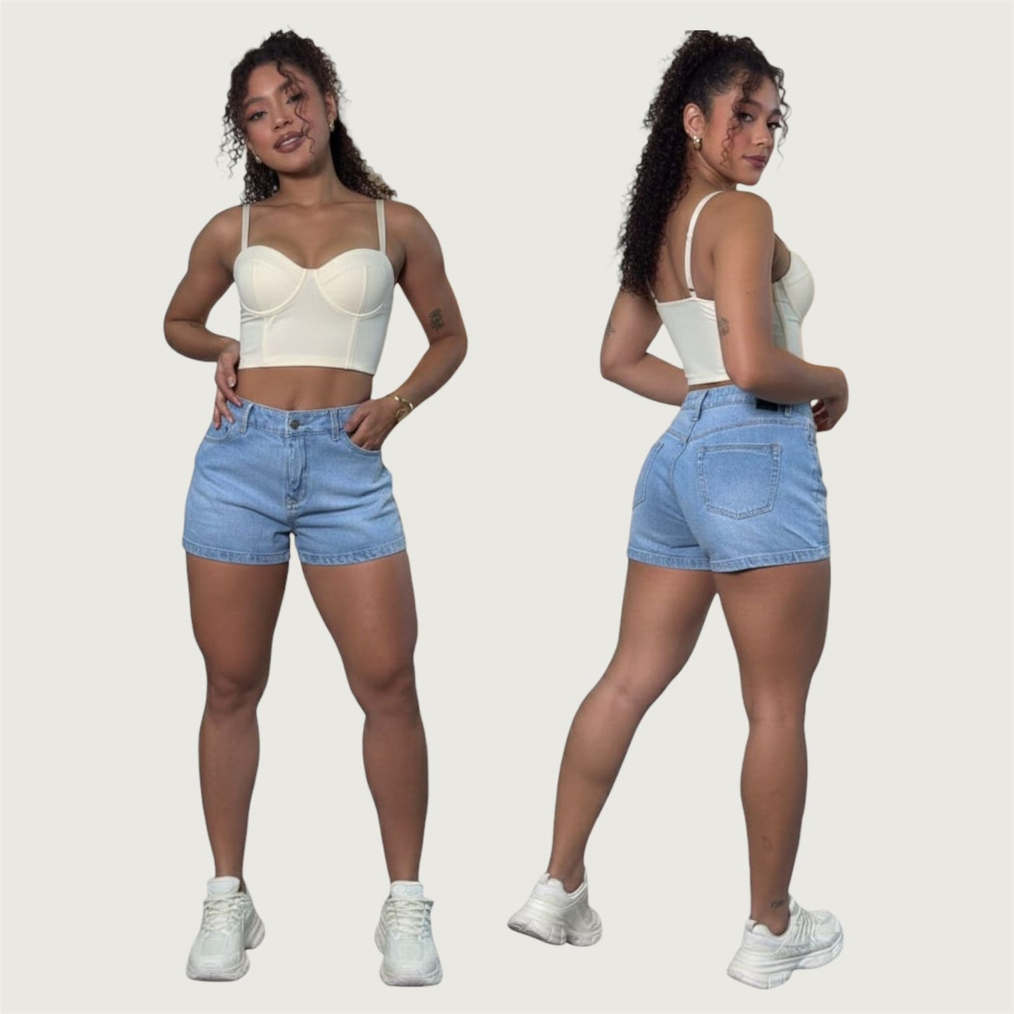 SHORT DAMA STRECH REF: 35322