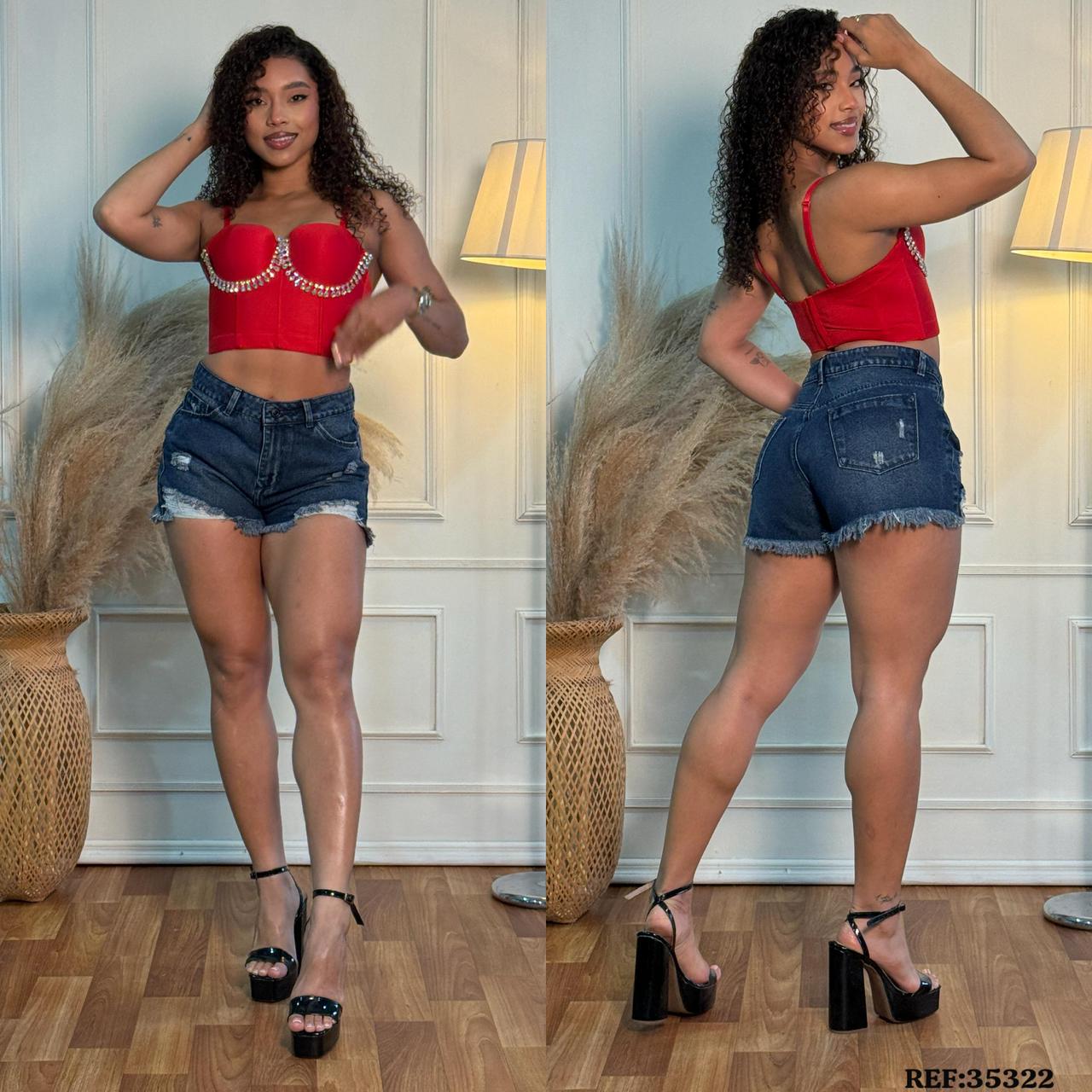 SHORT RIGIDO DAMA REF: 35322