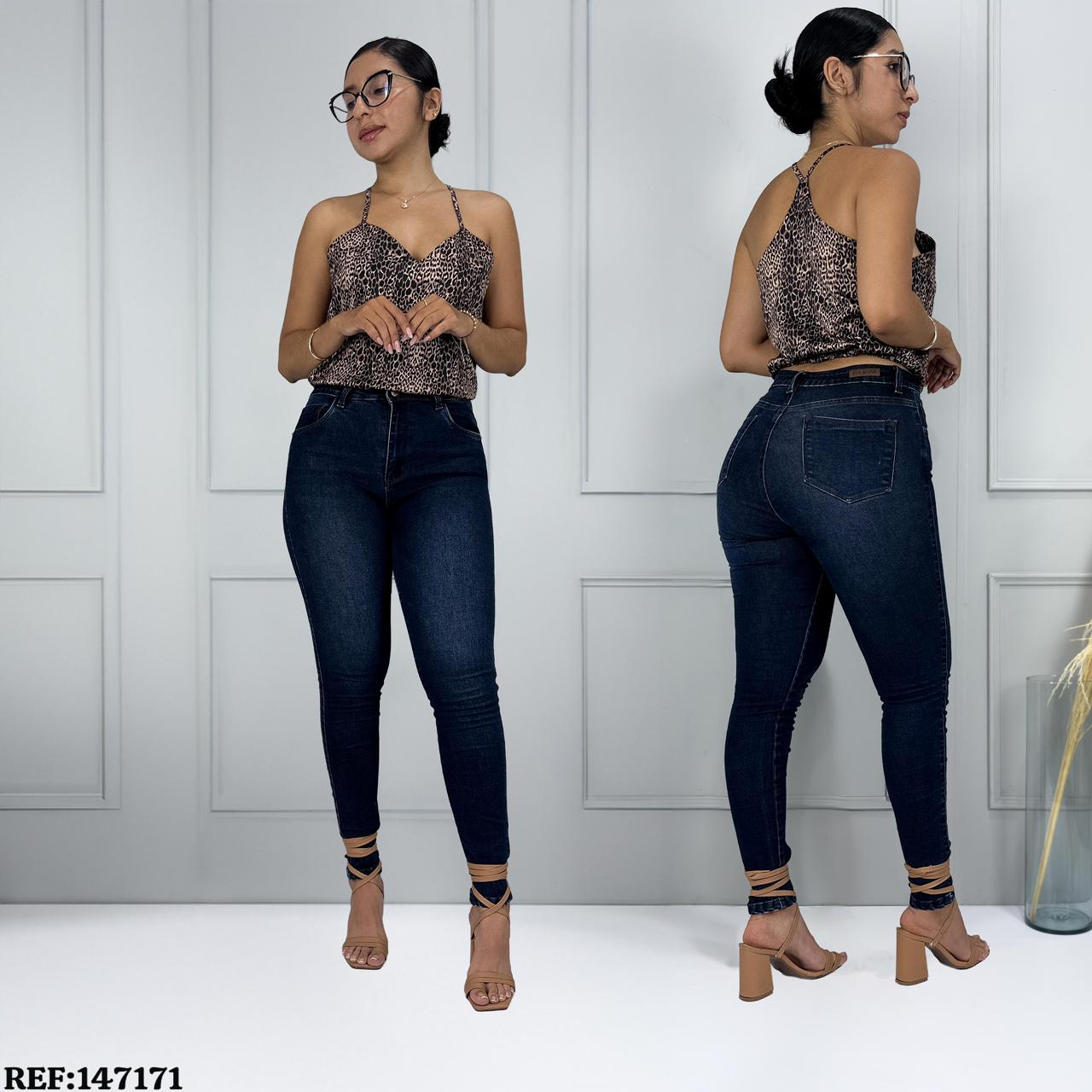 JEANS TIRO ALTO DAMA REF: 147171