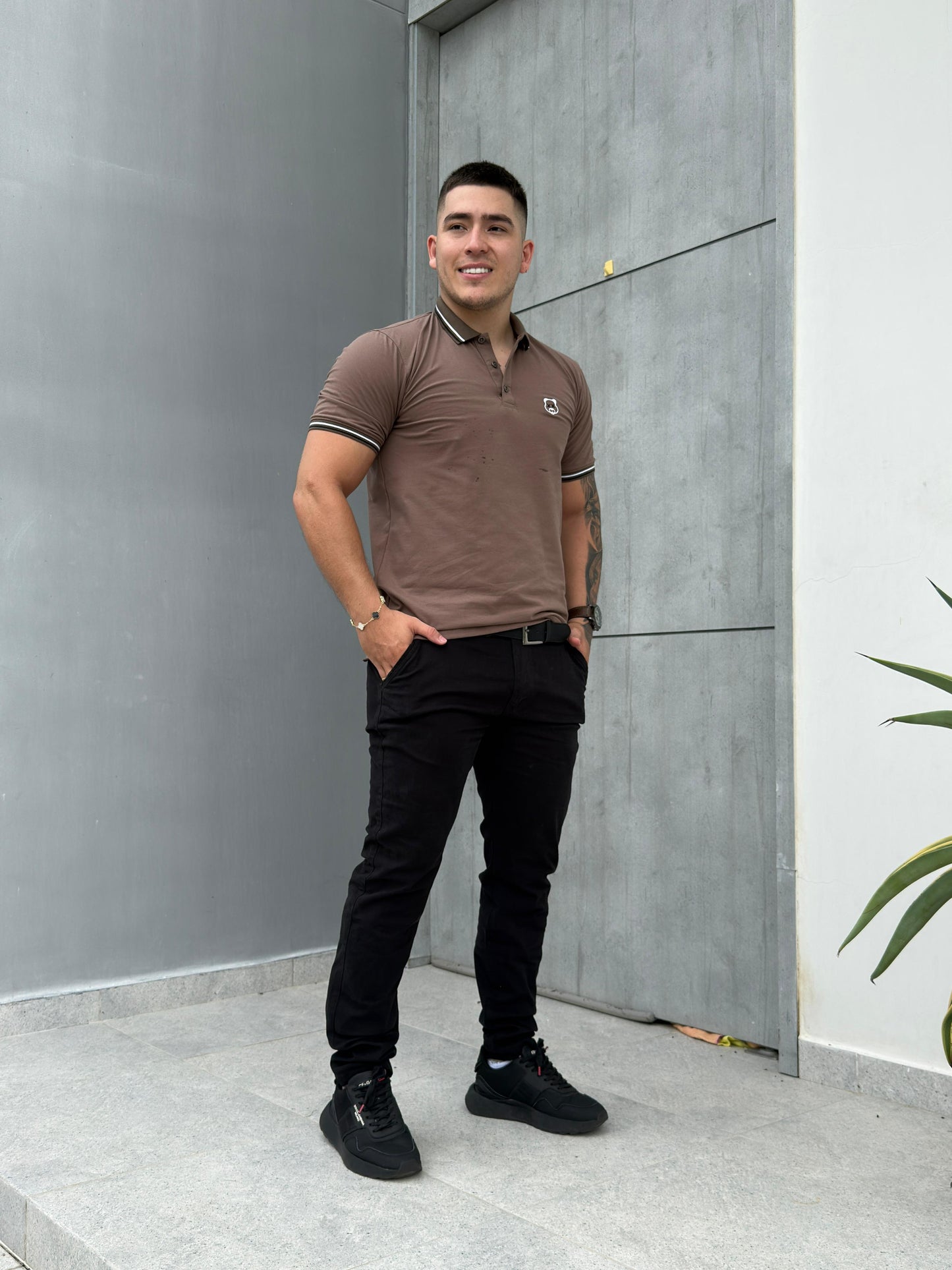 PANTALON DRIL CABALLERO NEGRO REF: 7105414