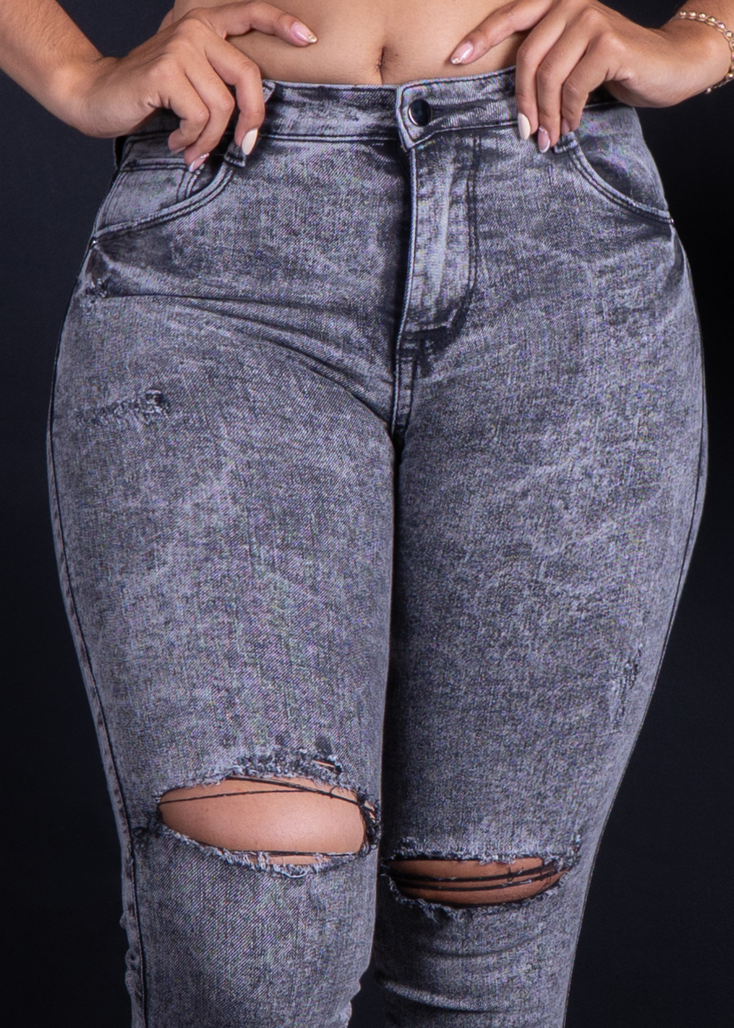 JEANS TIRO ALTO DAMA REF: 13745