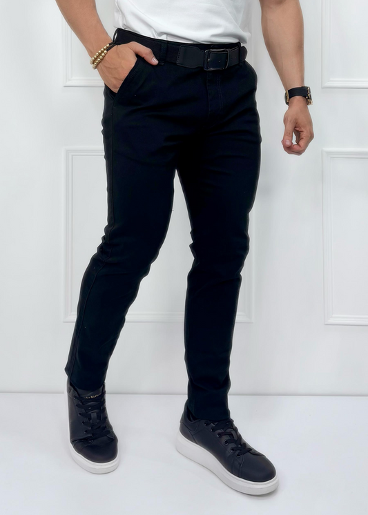 PANTALON DRIL CABALLERO NEGRO REF: 7105414