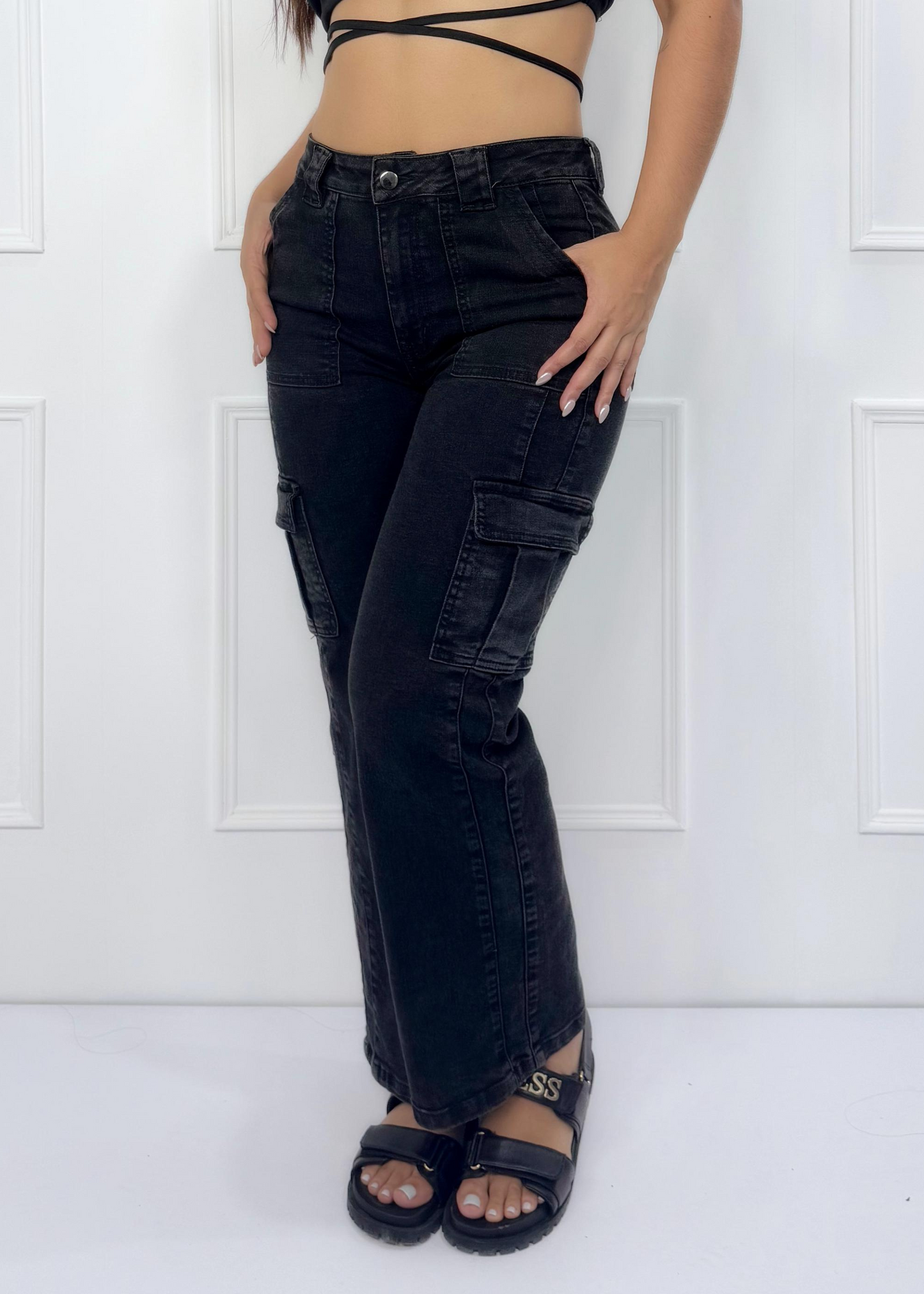 PANTALON CARGO DEMIN DAMA REF: 139021