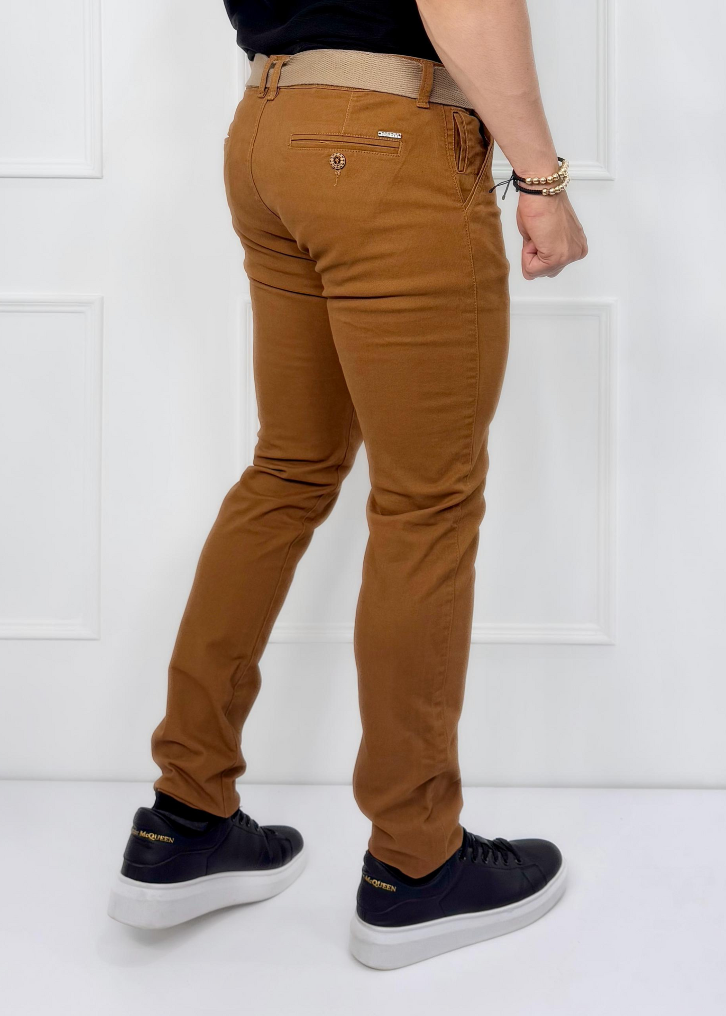 PANTALON DRIL CABALLERO LADRILLO REF: 7105430