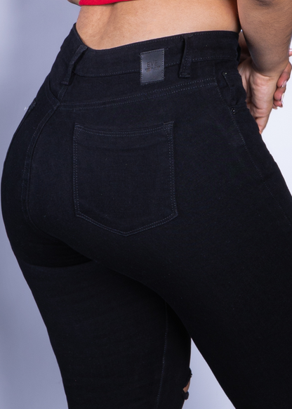 JEANS TIRO ALTO DAMA REF: 14251