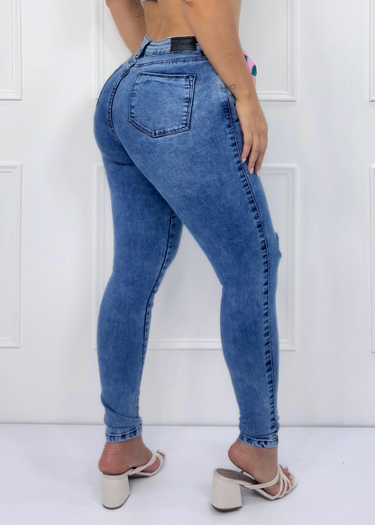 JEANS TIRO ALTO DAMA REF: 13798