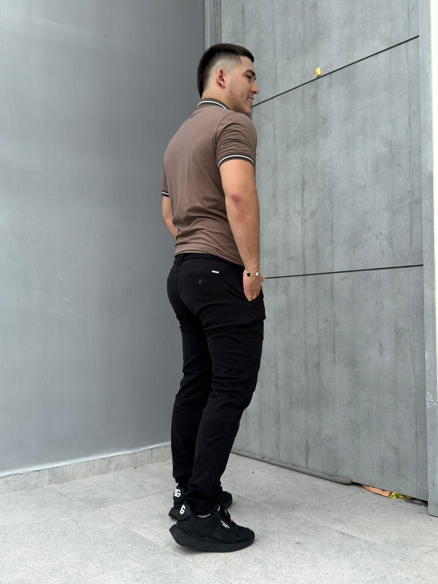 PANTALON DRIL CABALLERO NEGRO REF: 7105414