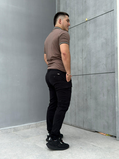 PANTALON DRIL CABALLERO NEGRO REF: 7105414