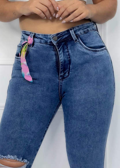 JEANS TIRO ALTO DAMA REF: 13798