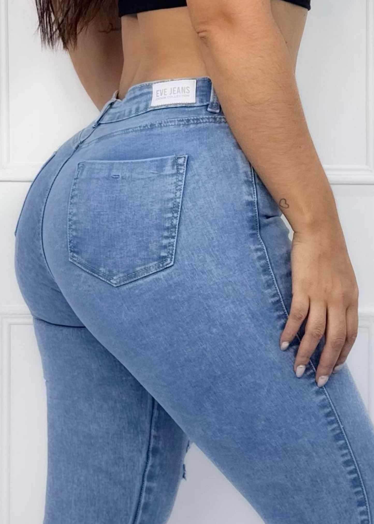 JEANS TIRO ALTO DAMA REF: 14054