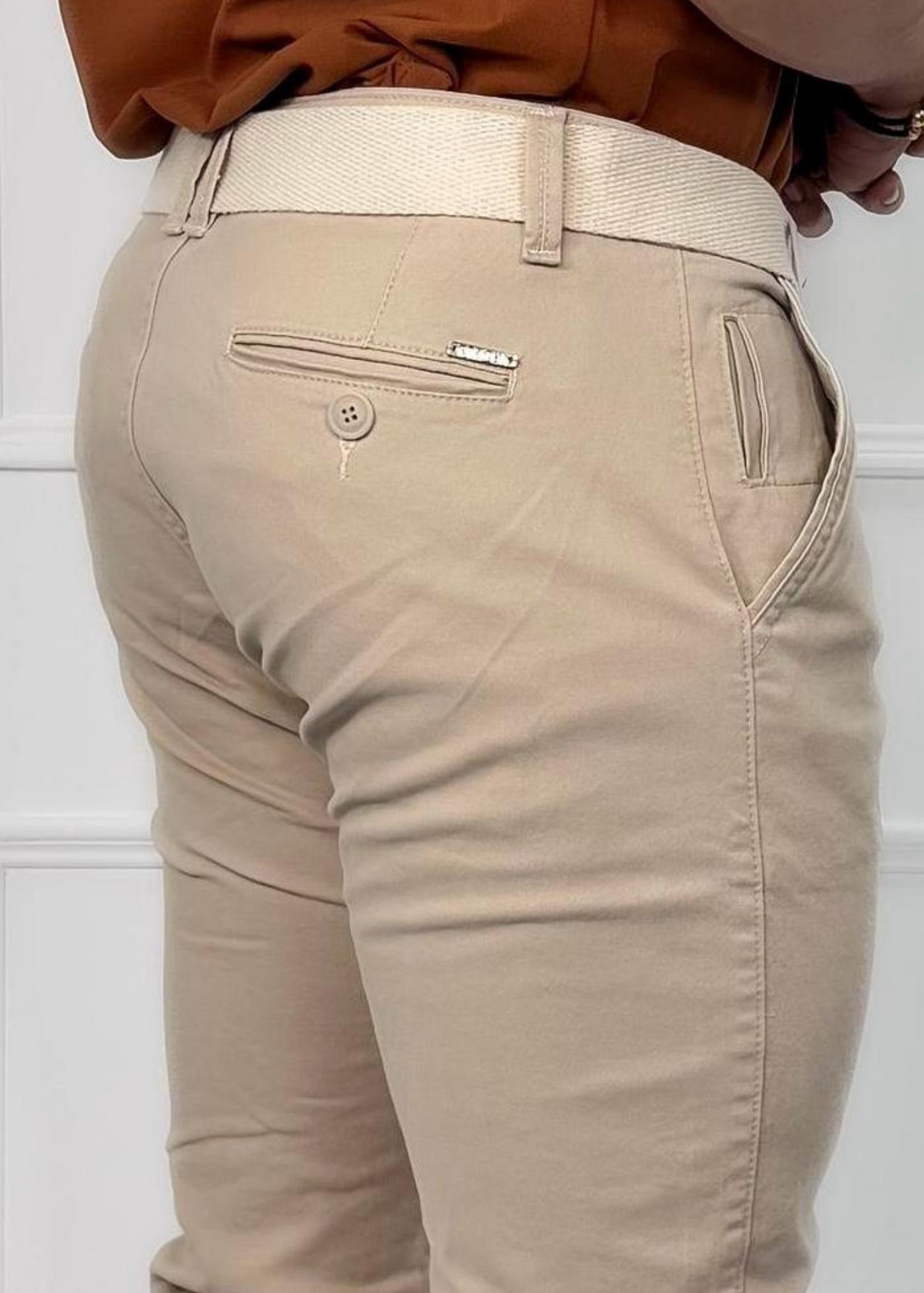 PANTALON DRIL CABALLERO BEIGE REF: 7105416