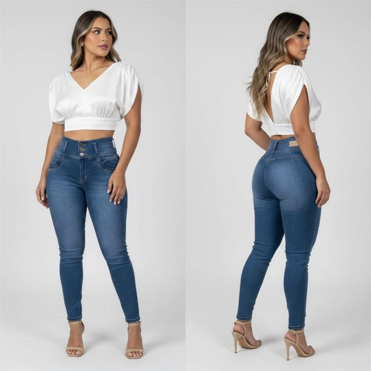 JEANS EVE GOLD PRETINA ANCHA REF: 15002