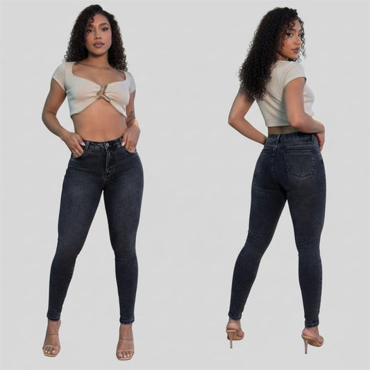 JEANS TIRO ALTO DAMA REF: 15089