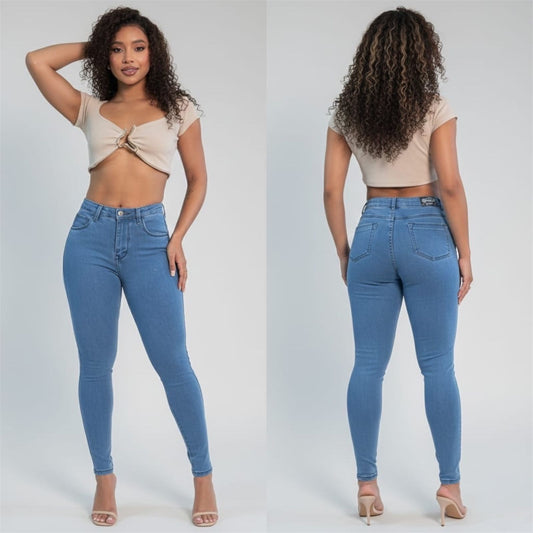 JEANS TIRO ALTO DAMA REF: 151792