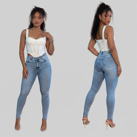 JEANS TIRO ALTO DAMA REF: 15177