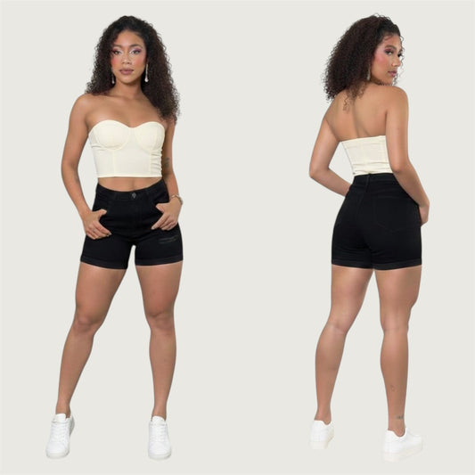 SHORT DAMA STRECH REF: 35225