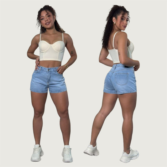 SHORT DAMA STRECH REF: 35322