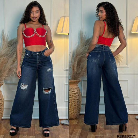 JEANS EVE GOLD BAGGY REF: 15217