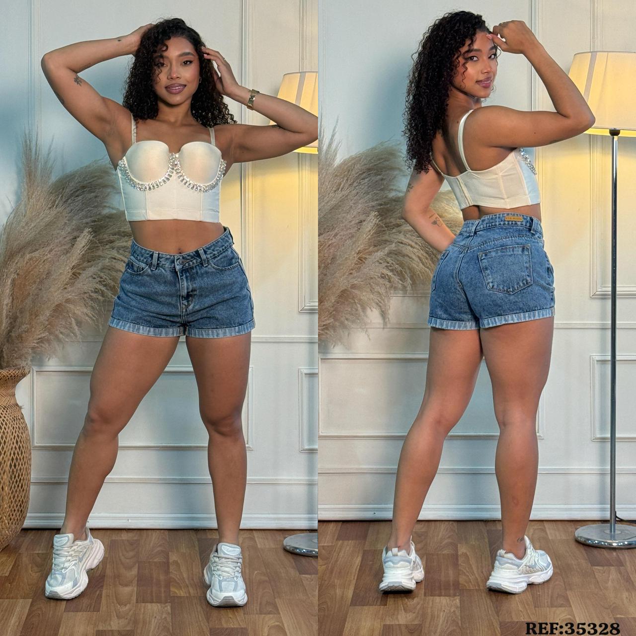 SHORT RIGIDO DAMA REF: 35328