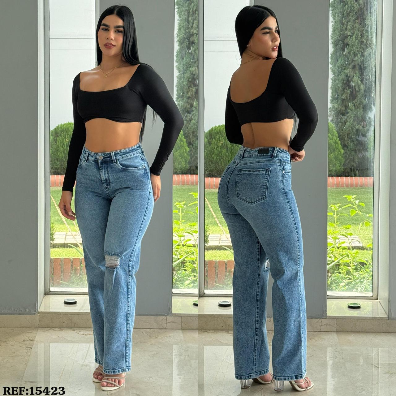 JEANS PALAZZO DAMA REF: 15423