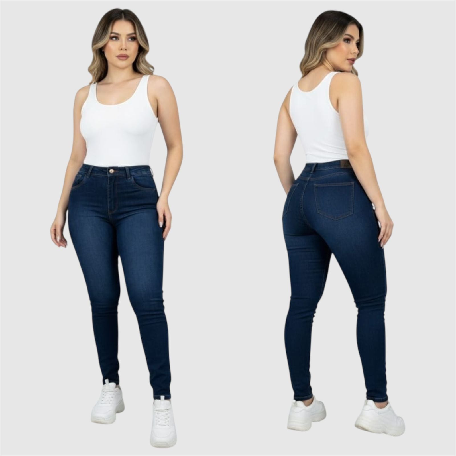 JEANS TIRO ALTO DAMA REF: 14521