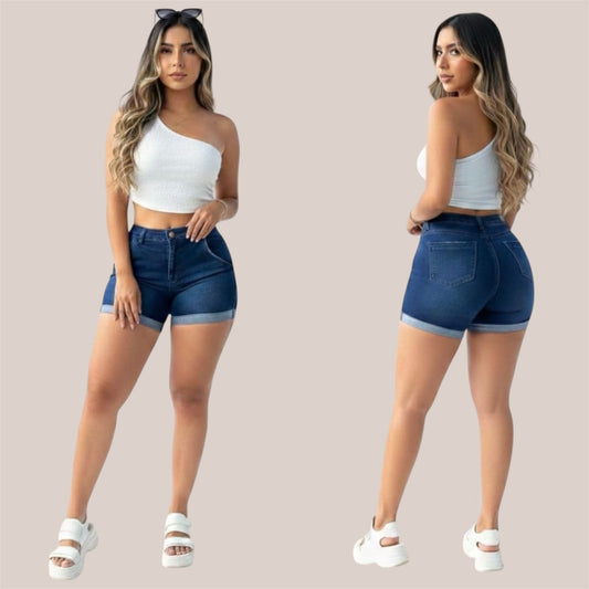 SHORT DAMA STRECH REF: 34564