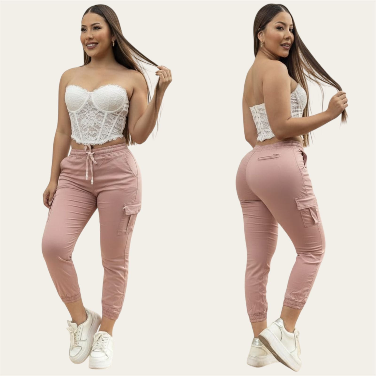 JOGGER DAMA ROSADO REF: 1182421