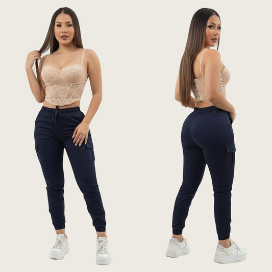 JOGGER DAMA AZUL OSCURO REF: 1182410